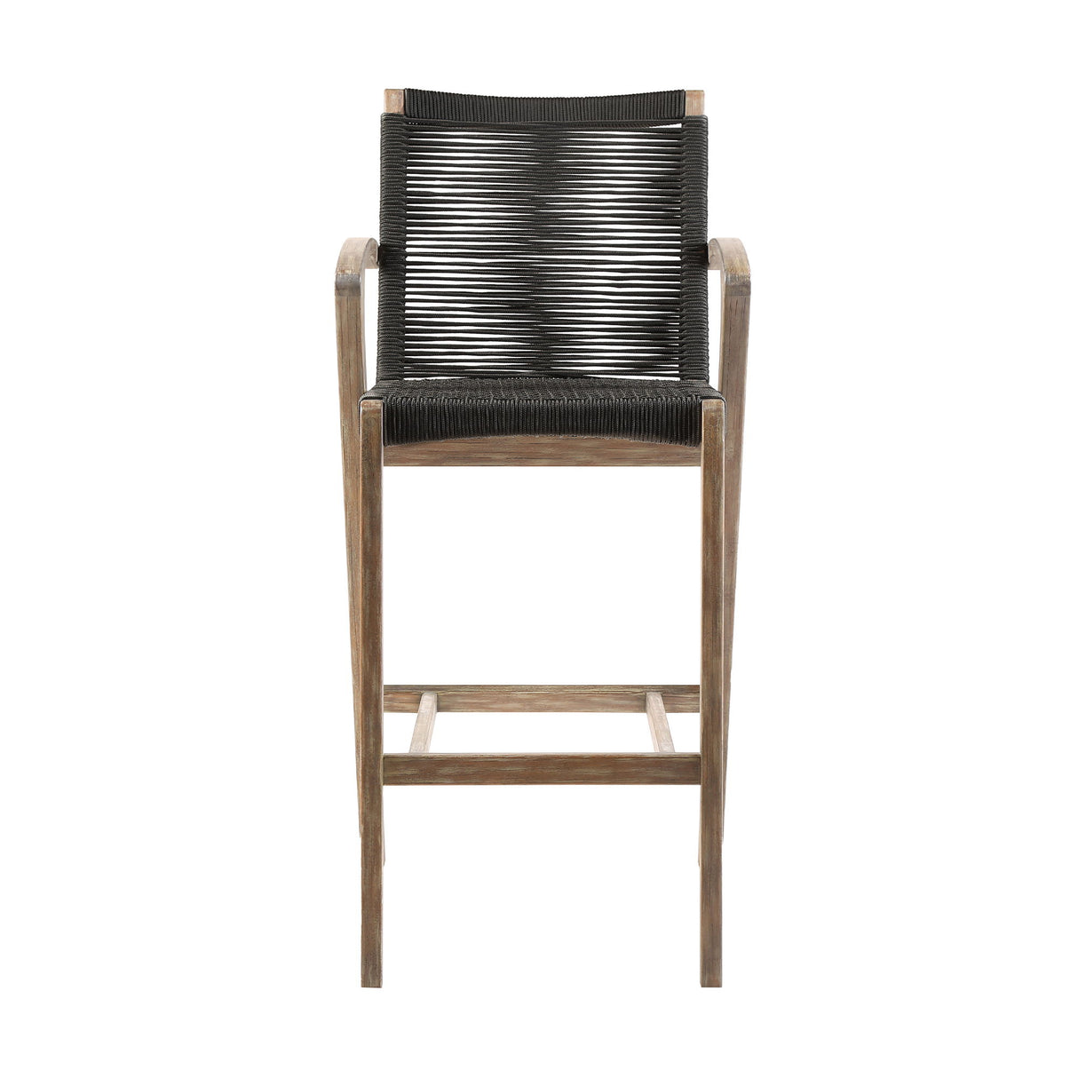 Nabila - Outdoor Rope And Wood Stool