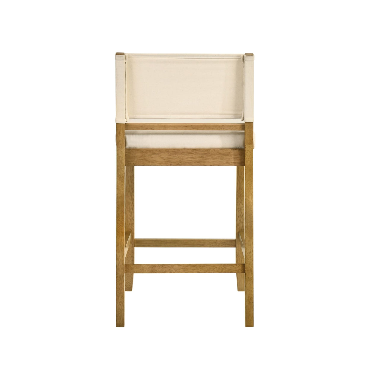 Yaneli - Contemporary Natural Wood Counter Height Kitchen Bar Stool