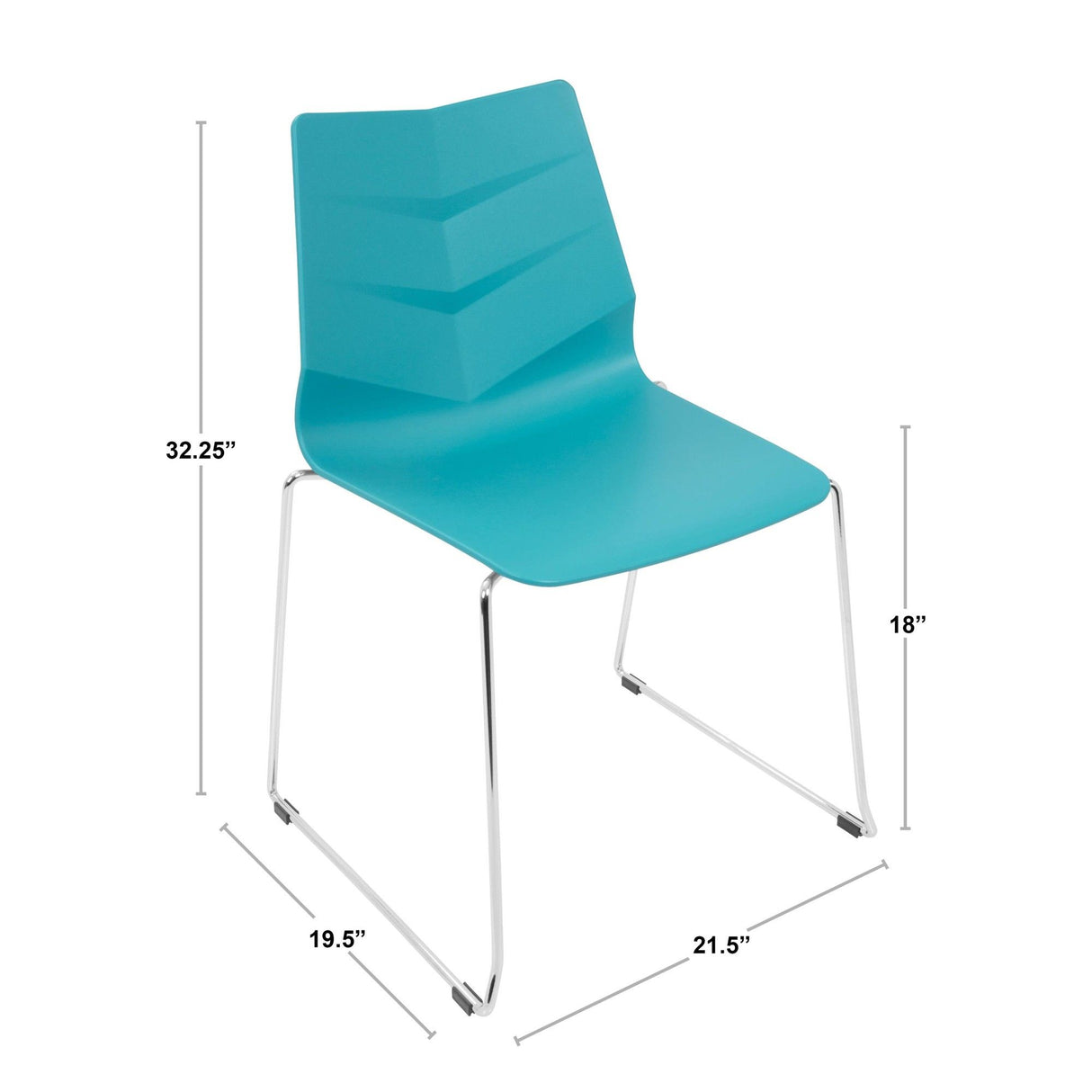 Arrow - Sleigh Chair (Set of 2)