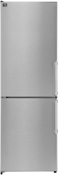 Forno Guardia FFFFD177824LS 24 Inch Freestanding Bottom Mount Refrigerator with 10.8 cu. ft. Total Capacity, Total No Frost, Multi Air Flow and ENERGY STAR® Certified: Left Hinge