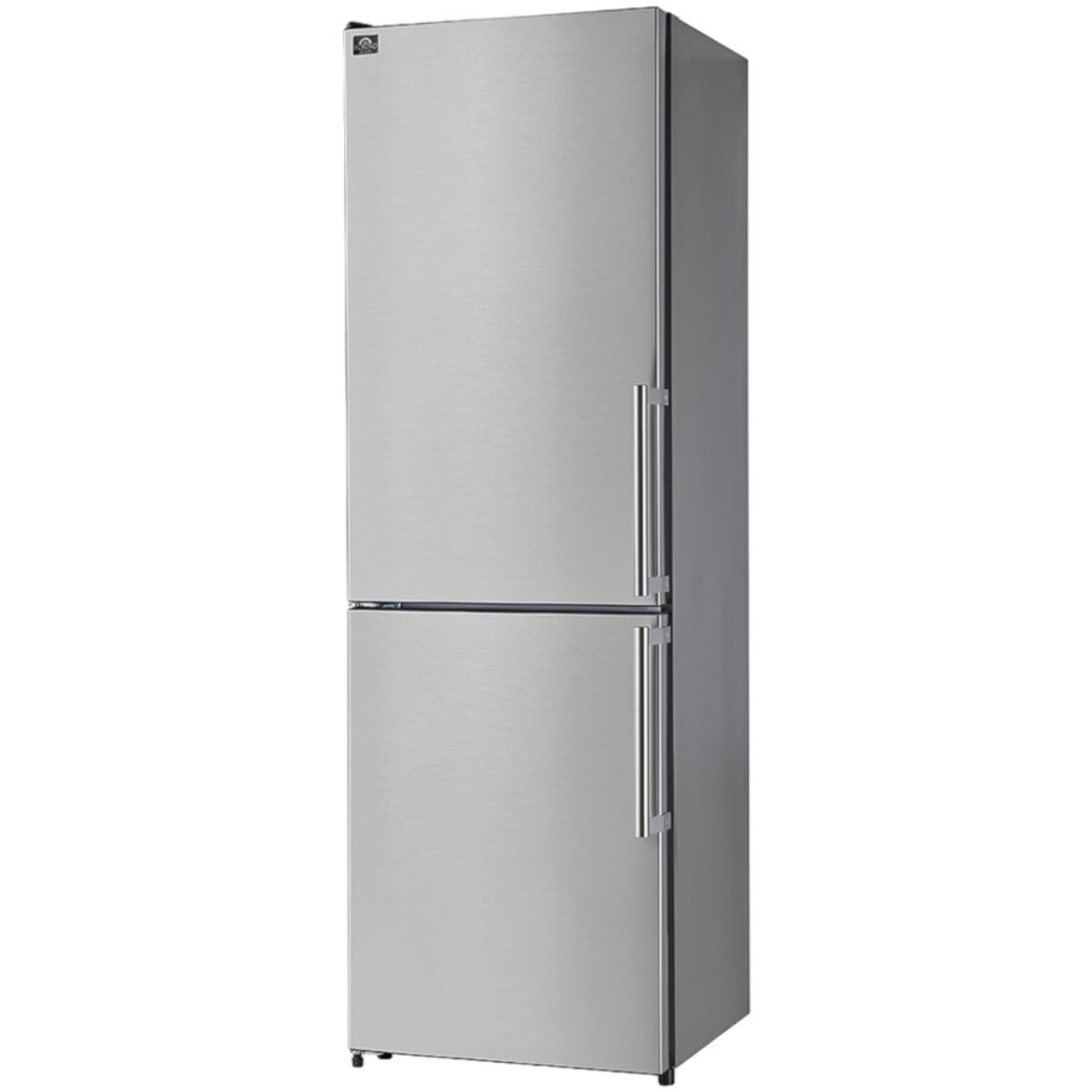 Forno Guardia FFFFD177824LS 24 Inch Freestanding Bottom Mount Refrigerator with 10.8 cu. ft. Total Capacity, Total No Frost, Multi Air Flow and ENERGY STAR® Certified: Left Hinge