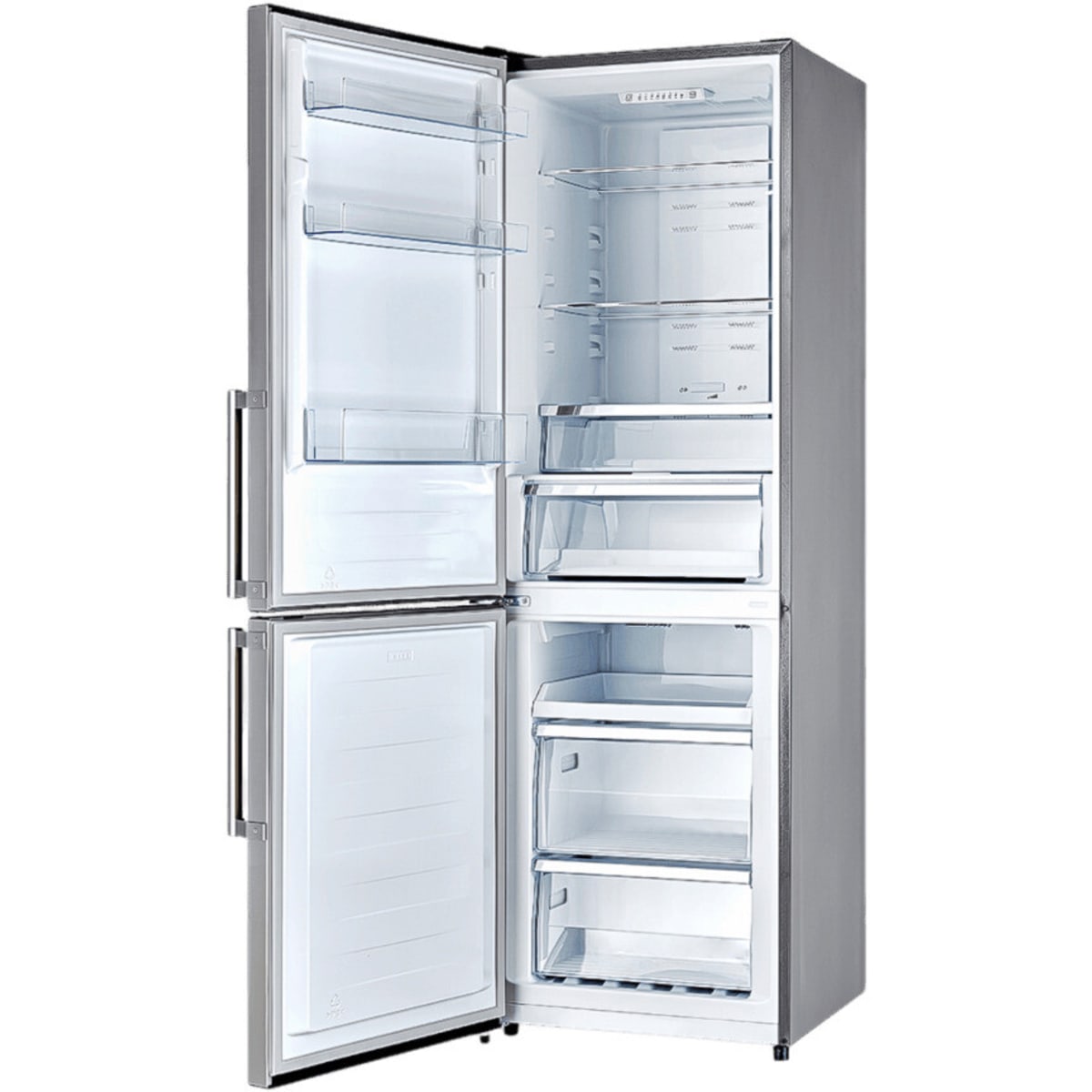 Forno Guardia FFFFD177824LS 24 Inch Freestanding Bottom Mount Refrigerator with 10.8 cu. ft. Total Capacity, Total No Frost, Multi Air Flow and ENERGY STAR® Certified: Left Hinge
