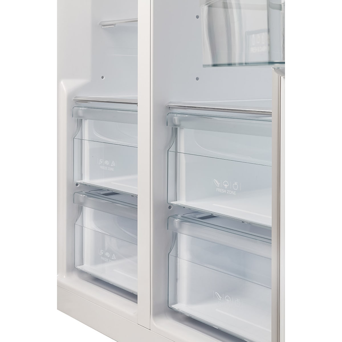 Forno Salerno FFRBI180533SB 33 Inch Freestanding Side by Side Refrigerator with 15.62 cu. ft. Total Capacity, Total Frost-Free Design, and Sabbath & Vacation Mode: Stainless Steel