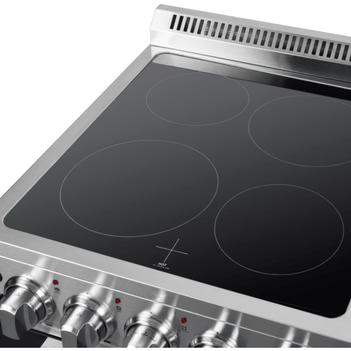 Forno Pallerano FFSEL605220 20 Inch Freestanding Electric Range with 4 Elements, 2.05 cu. ft. Oven Capacity, Storage Drawer, Steam Clean, Ceramic Glass, and Insulated Oven Door