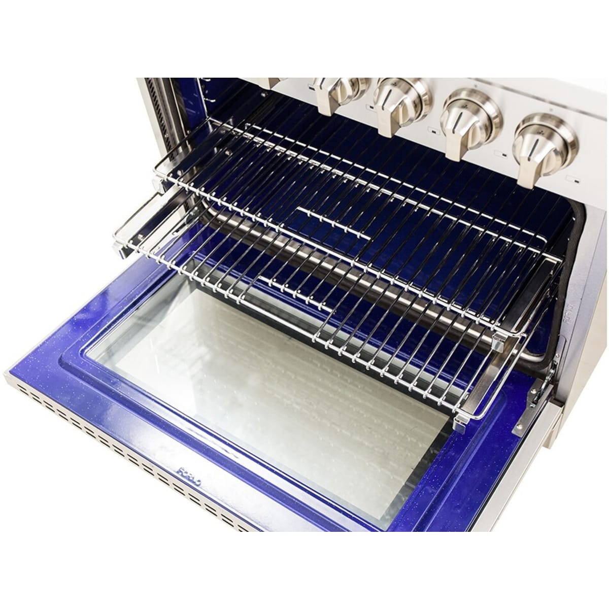 Forno Pro-Style FFSGS612536 36 Inch Freestanding Professional Dual Fuel Range with 6 Sealed Burners, 5.36 cu. ft. Oven Capacity, Continuous Grates, True European Convection, Illuminated Zinc Cast Knobs, Magic Eyes, and ETL Listed