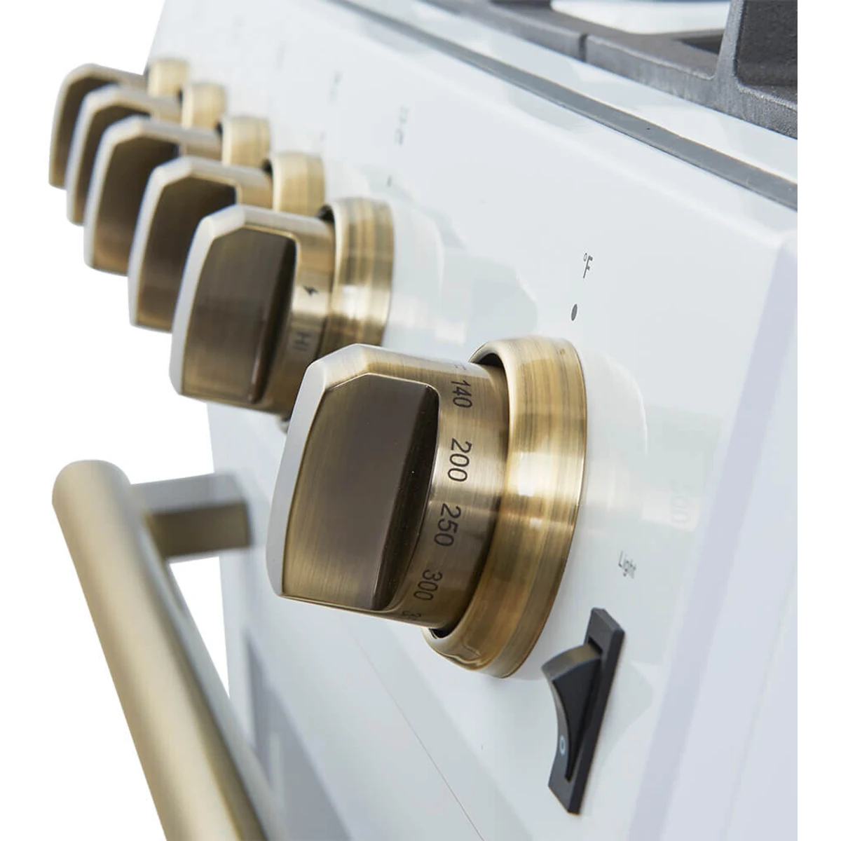 FFSGS111630WHT Forno Espresso 30" Slide-In Gas Range with 4 Elements and Convection Oven - White