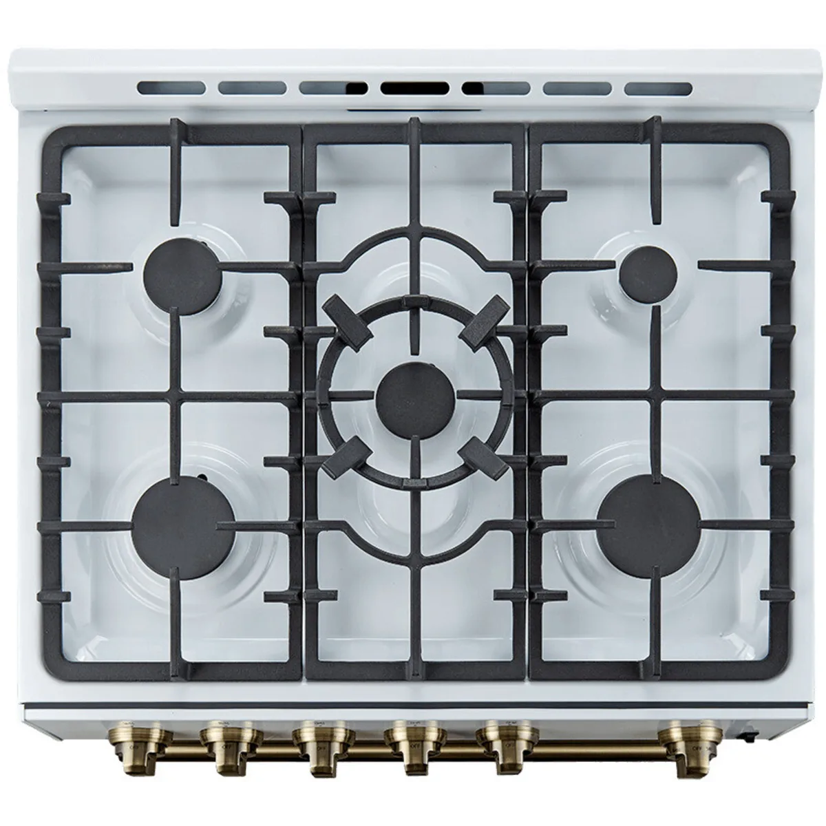 FFSGS111630WHT Forno Espresso 30" Slide-In Gas Range with 4 Elements and Convection Oven - White