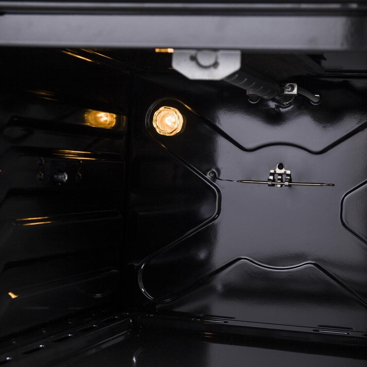 Forno Alta Qualita Breno FFSGS627224 24 Inch Freestanding Pro-Style Gas Range with 4 Sealed Burners, 2.3 cu. ft. Oven Capacity, Storage Drawer, Steam Clean, and 2 Electro-Plated Oven Racks