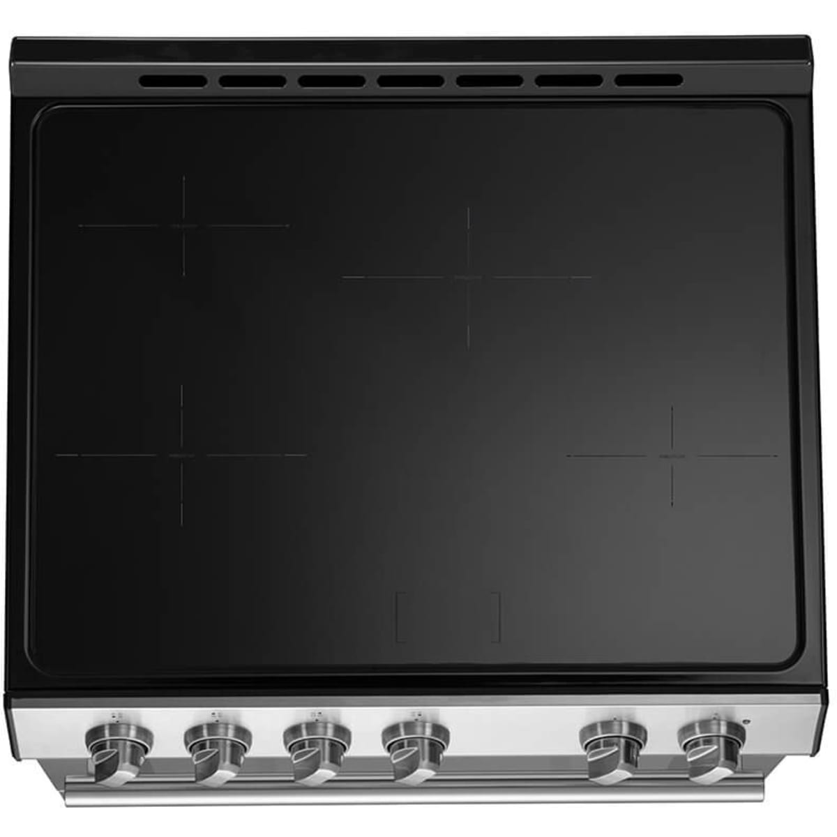 Forno Leonardo Espresso FFSIN098230 30 Inch Slide-In Induction Range with 4 Elements, 5 cu. ft. Oven Capacity, Ceramic Glass, 2 Oven Racks, Convection Oven, and Friction-Resistant Hinges: Stainless Steel