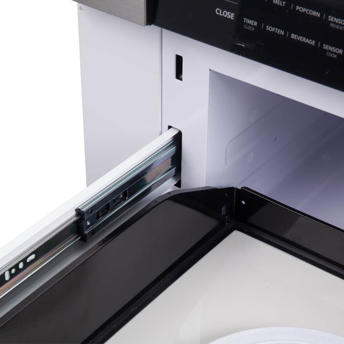 Forno Capoliveri FMWDR300030 30 Inch Built-In Microwave Drawer with 1.2 cu. ft. Capacity, 10 Power Levels, 6 Preset Menu Settings, Touchpad Controls, LED Display, LED Lighting, Defrost Rack and Child Safety Lock: Stainless Steel