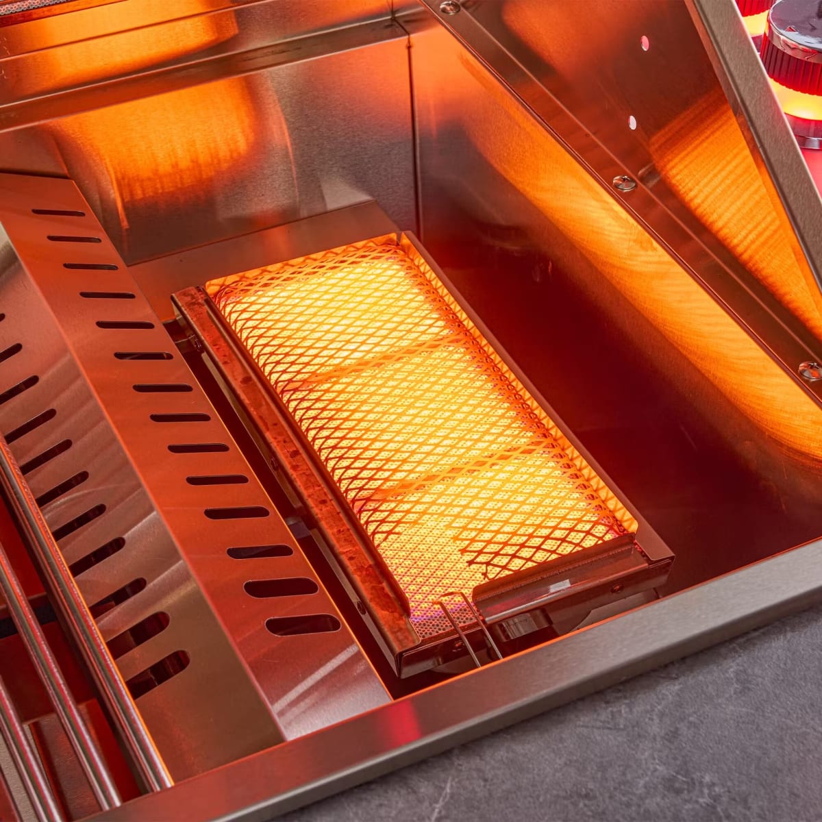 Forno FODKT2544BLK Rimini 30 Inch Outdoor Kitchen with 62,600 BTU BBQ Grill, 3 Burners with Sear & Rotisserie, 2.4 cu.ft. Beverage Center, Stainless Steel Sink and Gray Sintered Stone Countertop