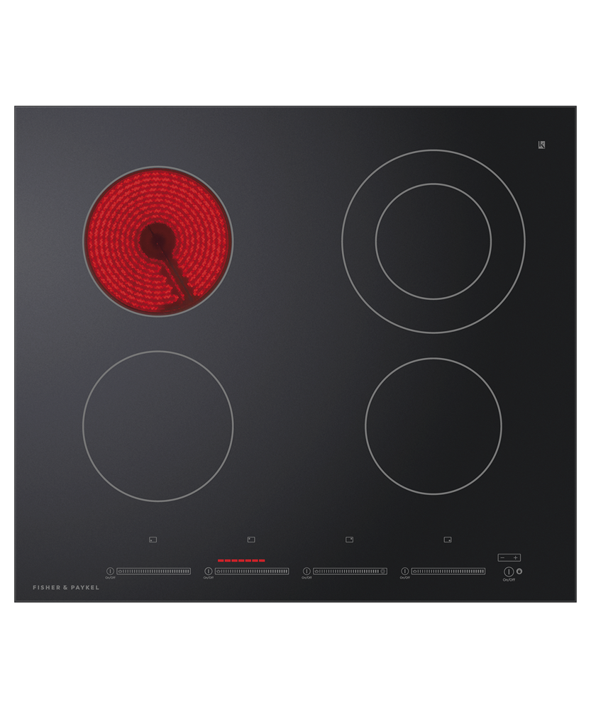 Fisher & Paykel CE244DTB1 4 Element Electric Cooktop - Image 1