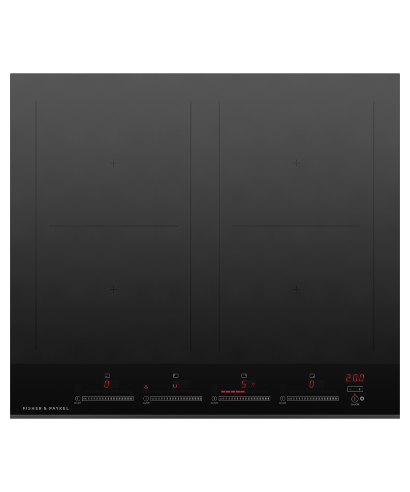 Fisher & Paykel CI244DTB4 Series 7 24 Inch Minimal 4 Zone Induction Cooktop - Image 1