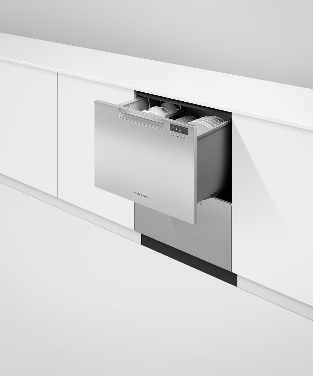 Fisher & Paykel DD24DCHTX9_N Series 7 Contemporary Tall Double DishDrawer Dishwasher, Stainless Steel - Image 3
