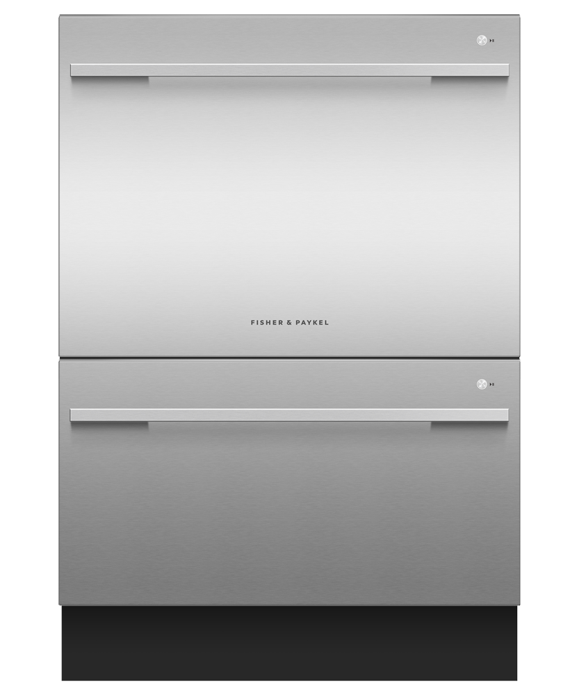 Fisher & Paykel DD24DDFTX9_N Series 9 Contemporary Tall Double DishDrawer Dishwasher, Stainless Steel - Image 1
