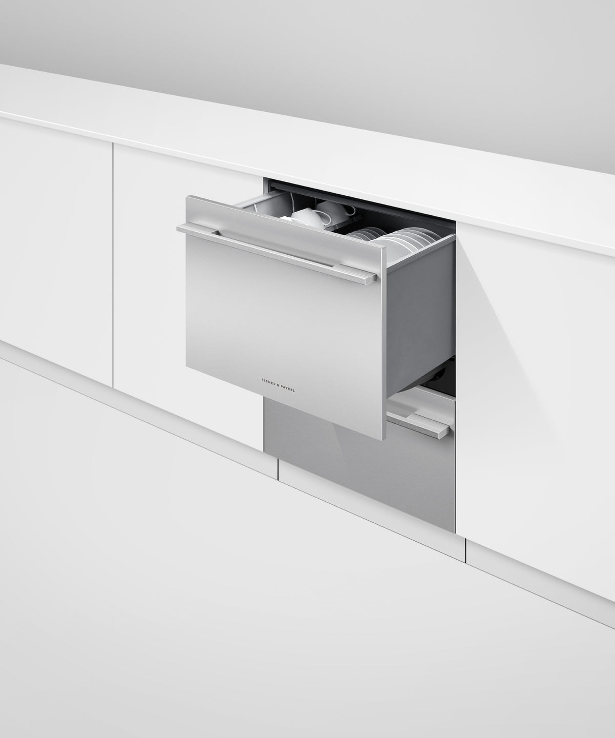 Fisher & Paykel DD24DTI9_N Series 9 Integrated Tall Double DishDrawer Dishwasher, Panel Ready - Image 2