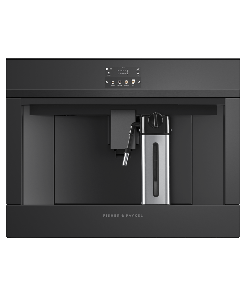 Fisher & Paykel EB24DSXBB1 Minimal Built-in Coffee Maker - Angle View