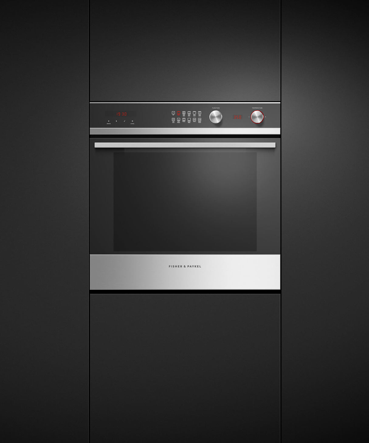 Fisher & Paykel OB24SCDEX1 24" Series 7 Contemporary Oven, 11 Function - In-Situ Kitchen View