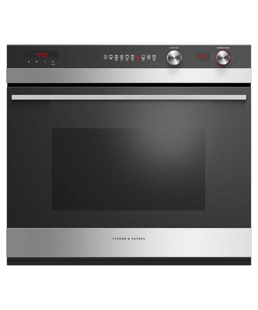 Fisher & Paykel OB30SCEPX3 N 30" Series 7 Contemporary Self-Cleaning Oven, 9 Function - Front View