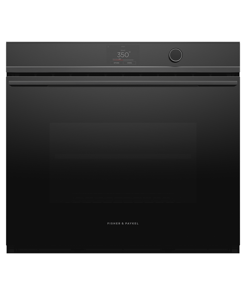 Fisher & Paykel OB30SDPTDB1 30" Series 9 Minimal Self-Cleaning Oven with Dial - Front View