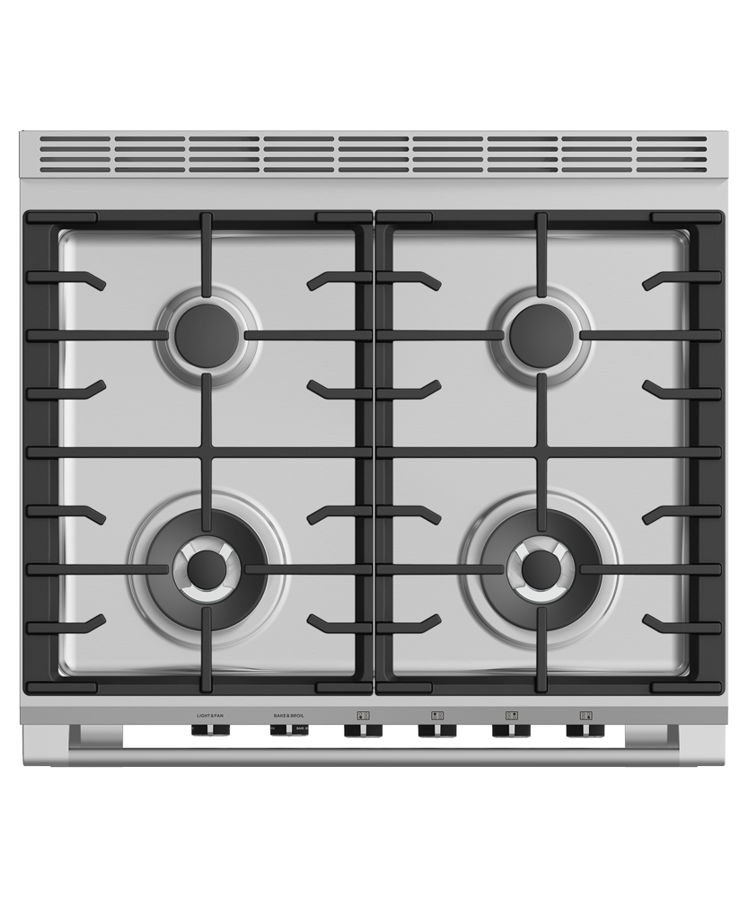 Fisher & Paykel OR30SCG4B1 range top studio view