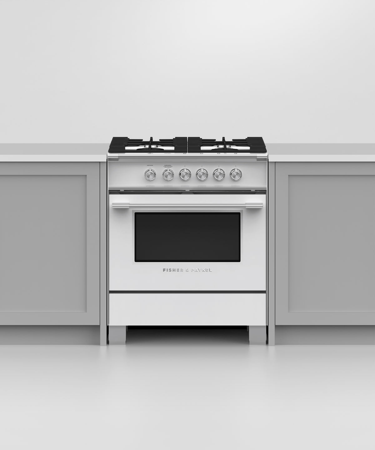 Fisher & Paykel OR30SCG4W1 range installed in kitchen