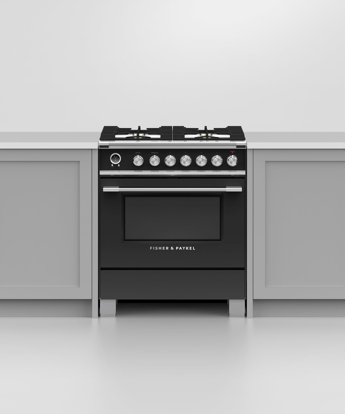 Fisher & Paykel OR30SCG6B1 30-inch Classic Dual Fuel Range, Black - Image 3