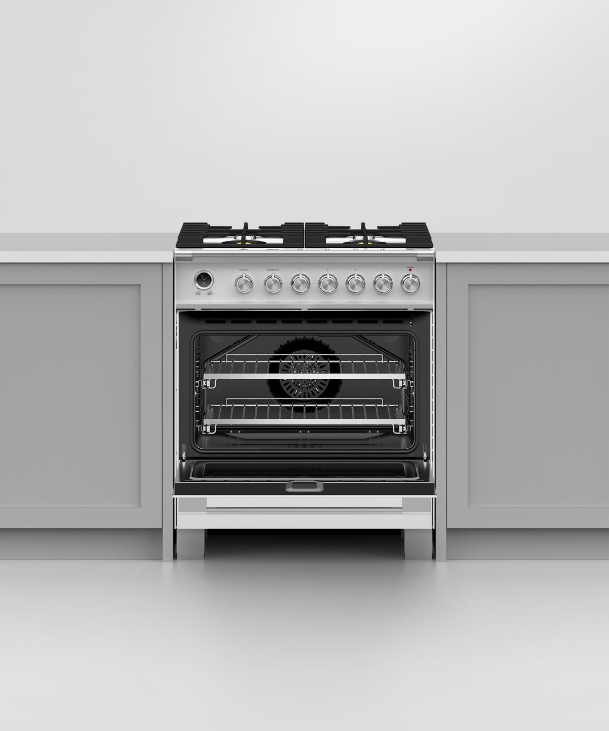Fisher & Paykel OR30SCG6W1 30-inch Classic Dual Fuel Range, White - Image 4