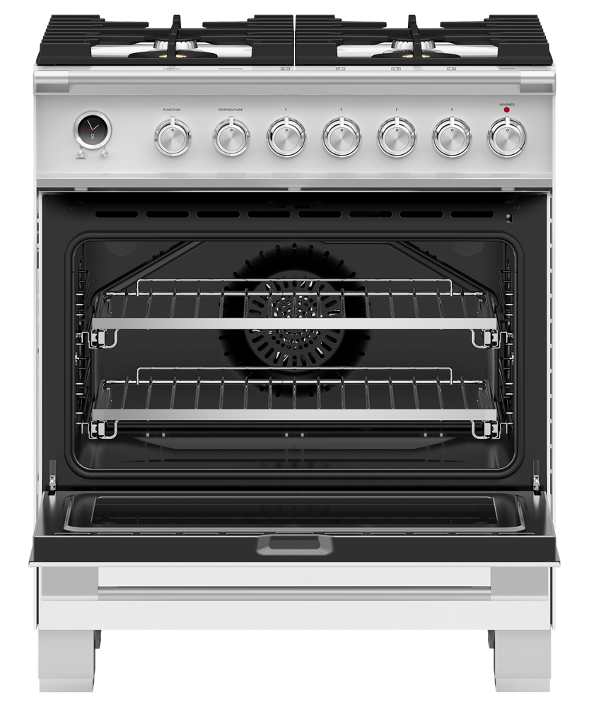 Fisher & Paykel OR30SCG6W1 30-inch Classic Dual Fuel Range, White - Image 6