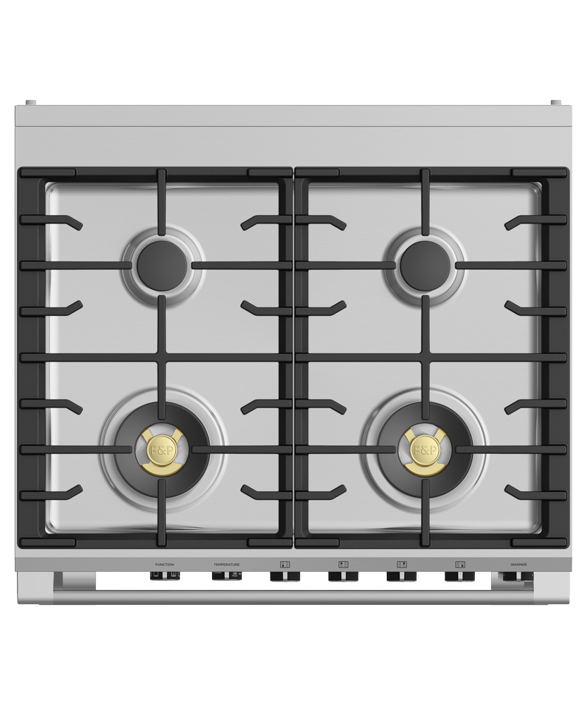 Fisher & Paykel OR30SCG6W1 30-inch Classic Dual Fuel Range, White - Image 2
