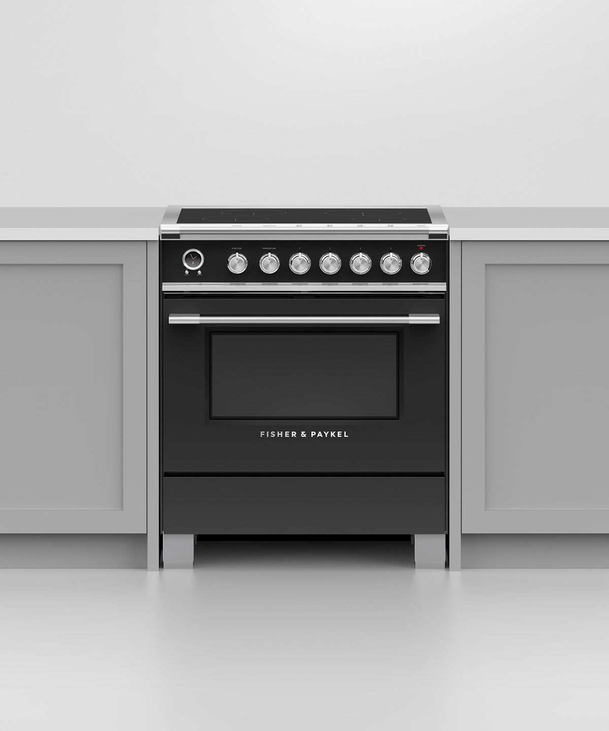 Fisher & Paykel OR30SCI6B1 range installed in kitchen