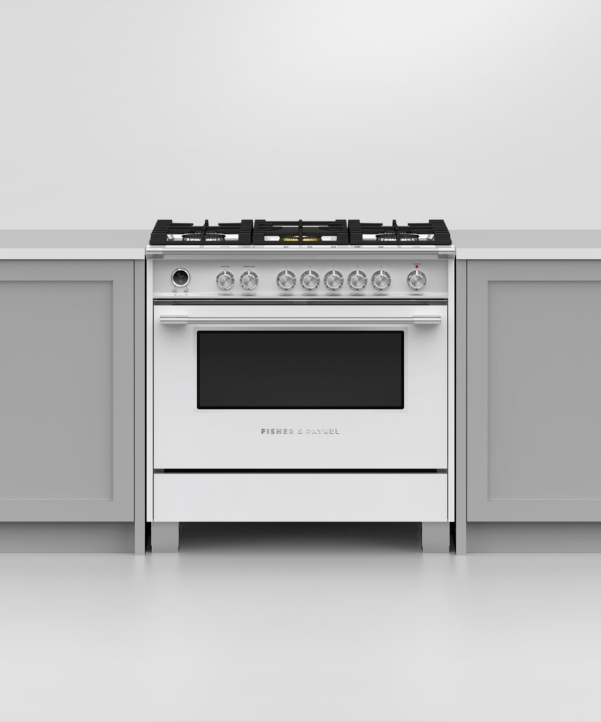 Fisher & Paykel OR36SCG6W1 36-inch Classic Dual Fuel Range, White - Image 3