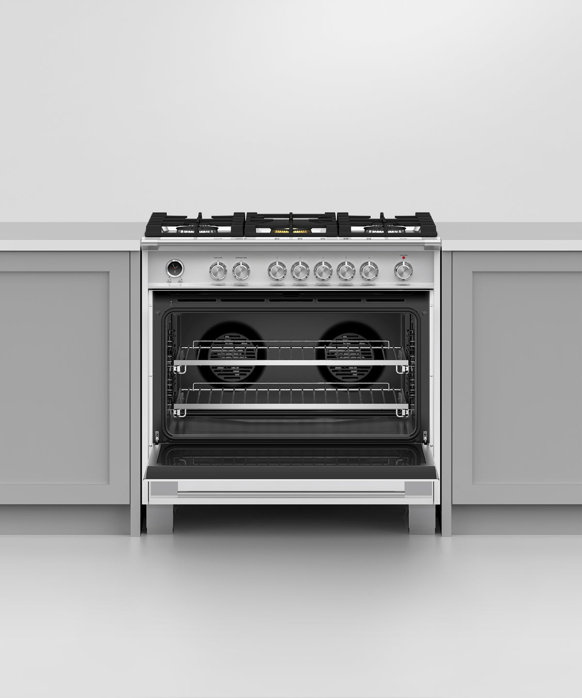 Fisher & Paykel OR36SCG6W1 36-inch Classic Dual Fuel Range, White - Image 4