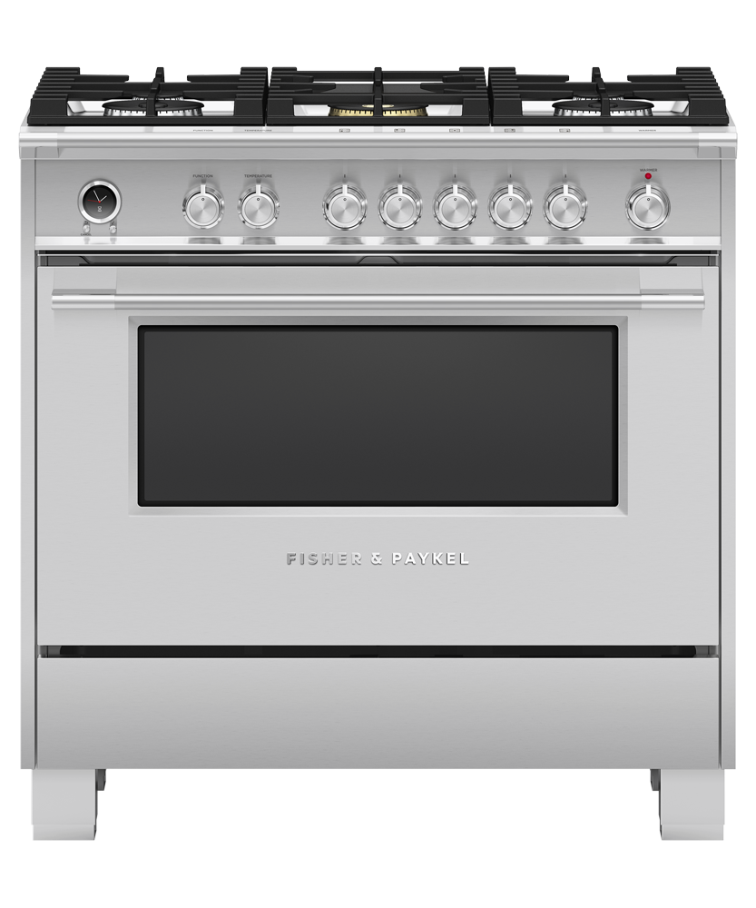 Fisher & Paykel OR36SCG6X1 36-inch Classic Dual Fuel Range, Stainless Steel - Image 1