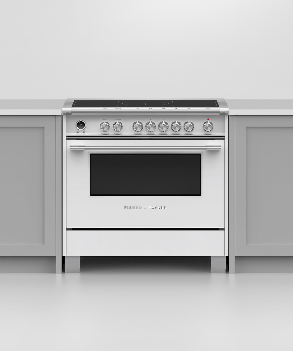 Fisher & Paykel OR36SCI6W1 range installed in kitchen