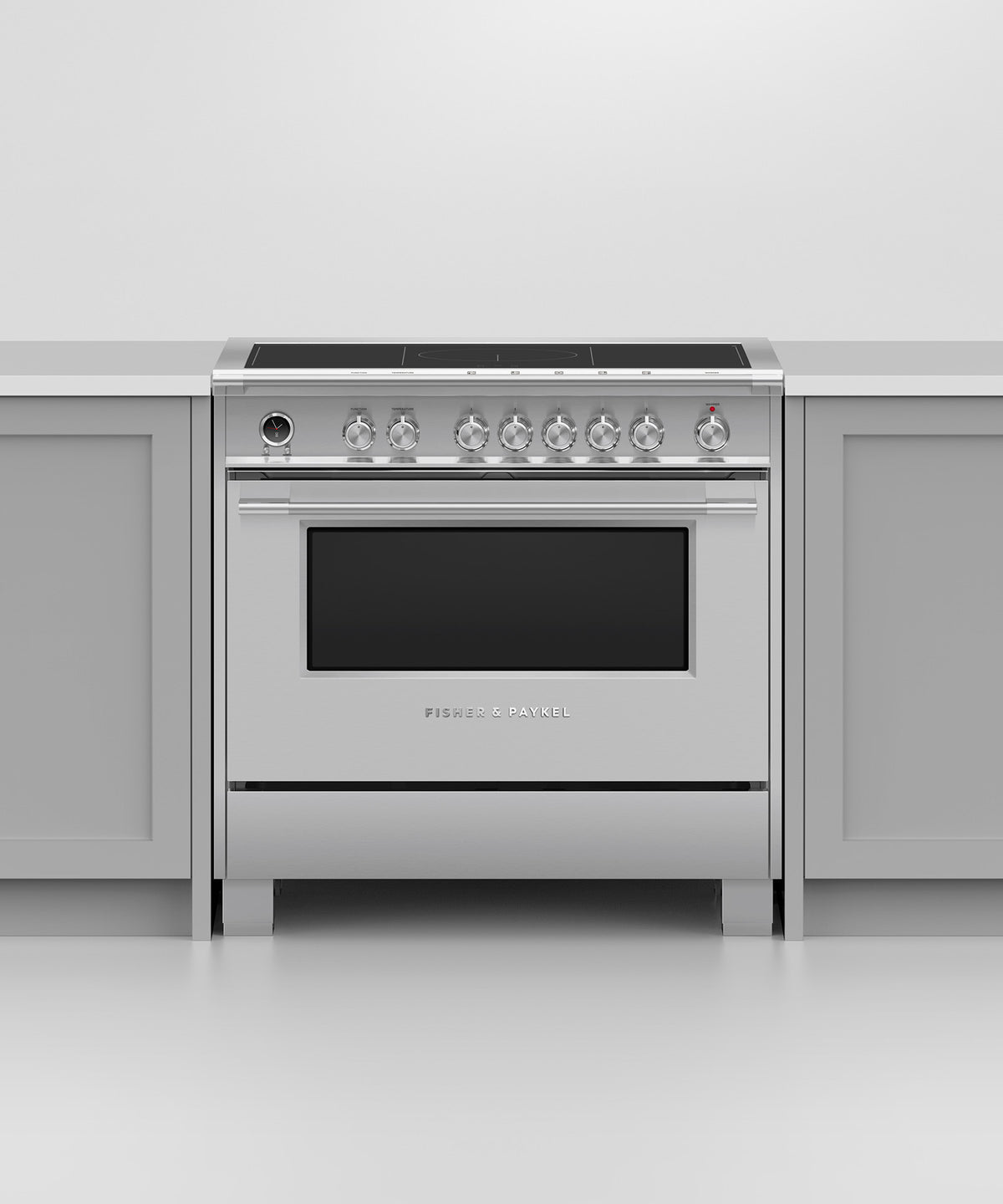 Fisher & Paykel OR36SCI6X1 range installed in kitchen