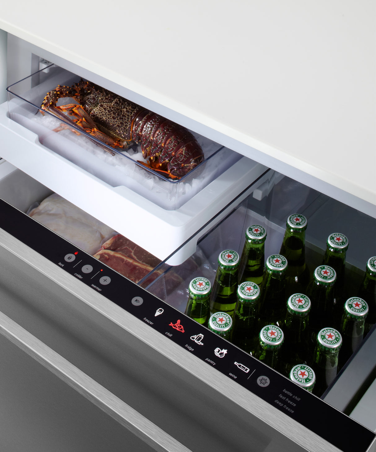 Fisher & Paykel 36 inch Series 9 Integrated CoolDrawer feature detail, view 3