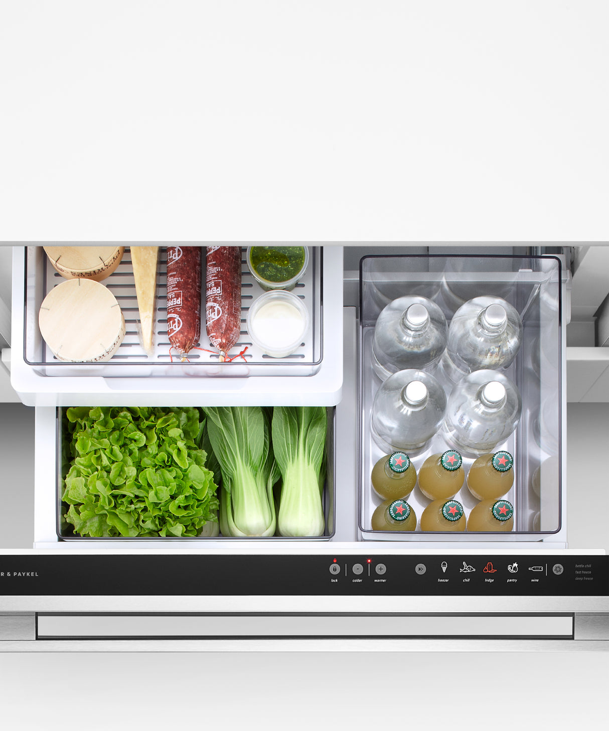Fisher & Paykel 36 inch Series 9 Integrated CoolDrawer feature detail, view 5