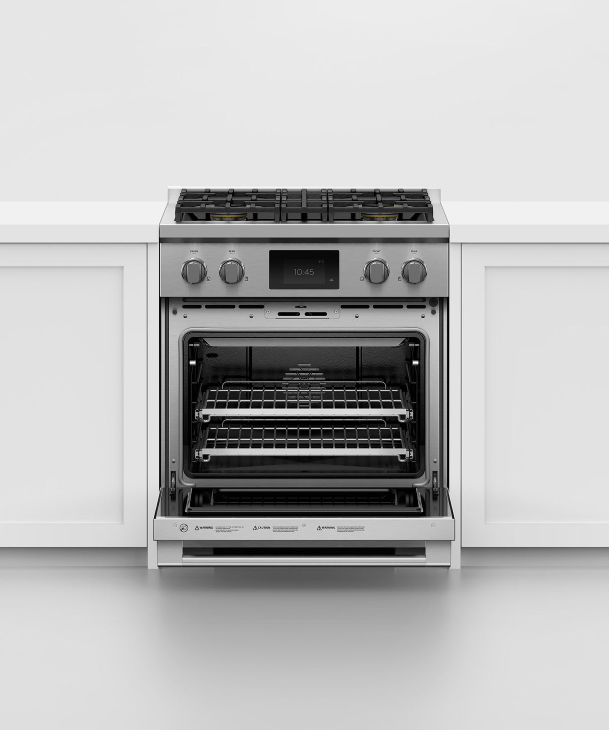 Fisher & Paykel RDV3-304-L 30-inch Professional Dual Fuel 4 Burner Range, LPG - Image 5