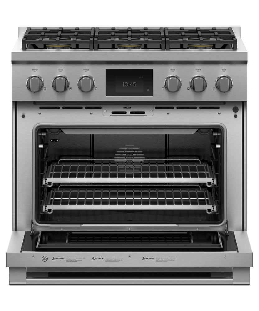 Fisher & Paykel RDV3-366-N 36-inch Professional Dual Fuel 6 Burner Range, Natural Gas - Image 2
