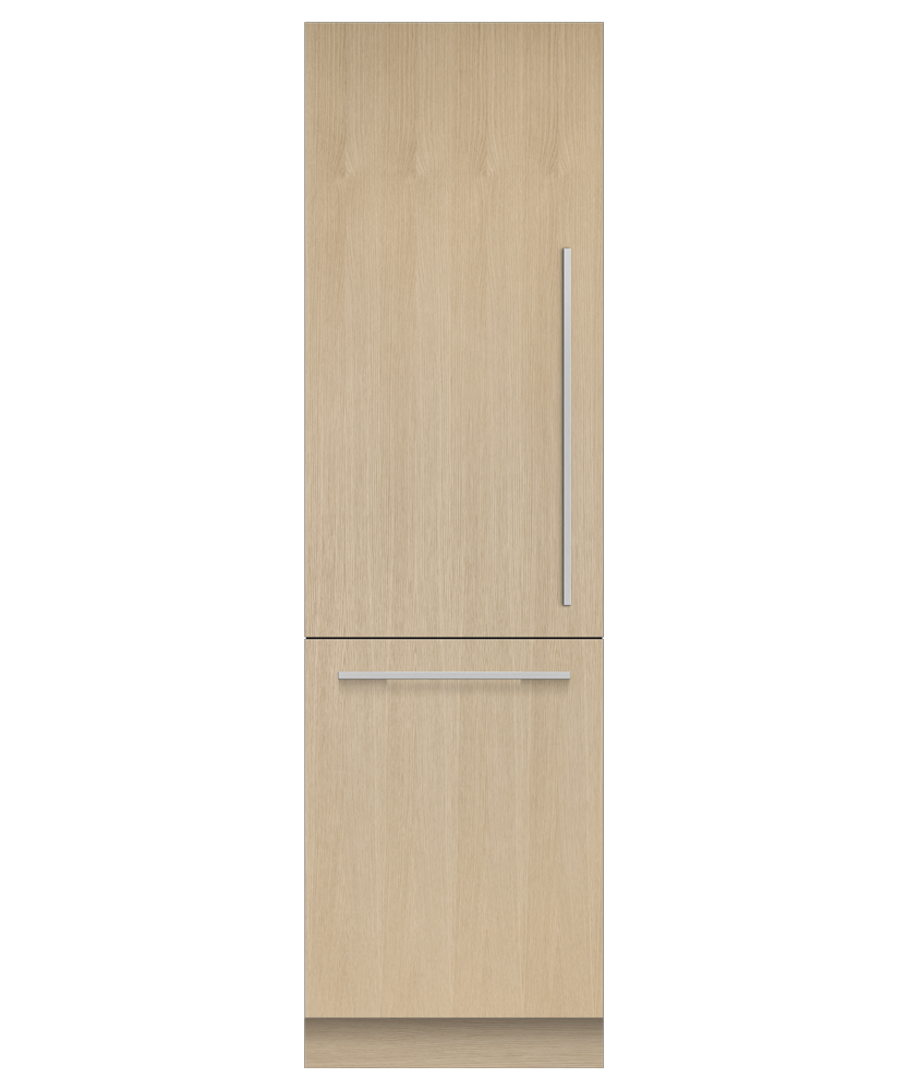 Fisher & Paykel RS2484WLUK1 24" Series 9 Integrated Column Refrigerator Freezer, Ice & Water, Panel Ready, Left Hinge - Front View