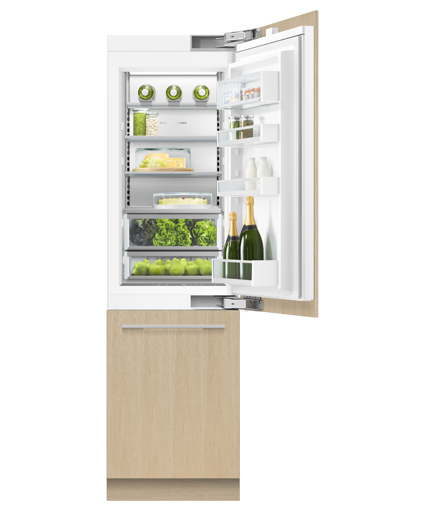 Fisher & Paykel RS2484WRUK1 24" Series 9 Integrated Column Refrigerator Freezer, Ice & Water, Panel Ready, Right Hinge - Detail View