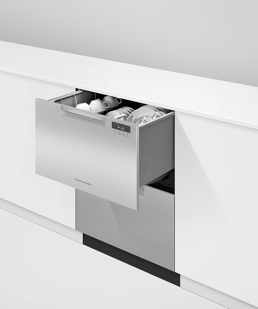 Fisher & Paykel DD24DAX9_N Series 7 Contemporary Double DishDrawer Dishwasher, Stainless Steel - Image 3