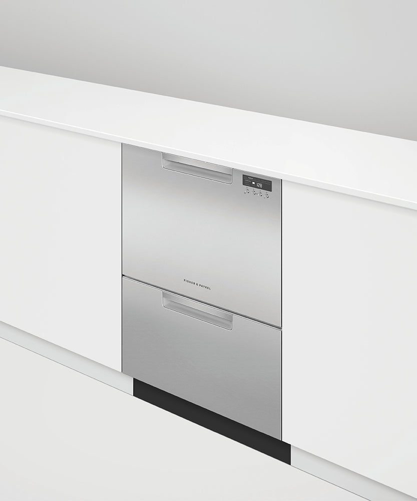 Fisher & Paykel DD24DCTX9_N Series 7 Contemporary Tall Double DishDrawer Dishwasher, Stainless Steel - Image 2