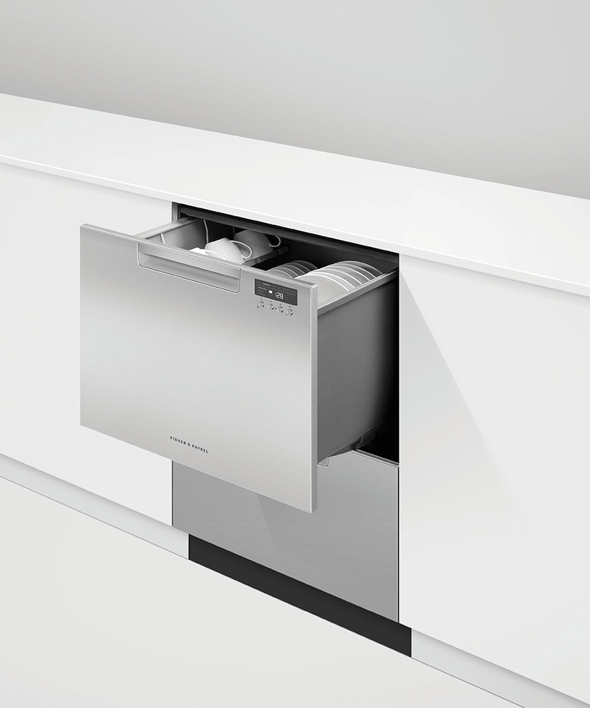 Fisher & Paykel DD24DCTX9_N Series 7 Contemporary Tall Double DishDrawer Dishwasher, Stainless Steel - Image 3