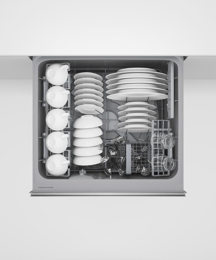 Fisher & Paykel DD24DT2NX9 Series 7 Contemporary Tall Double DishDrawer Dishwasher, Stainless Steel - Image 2