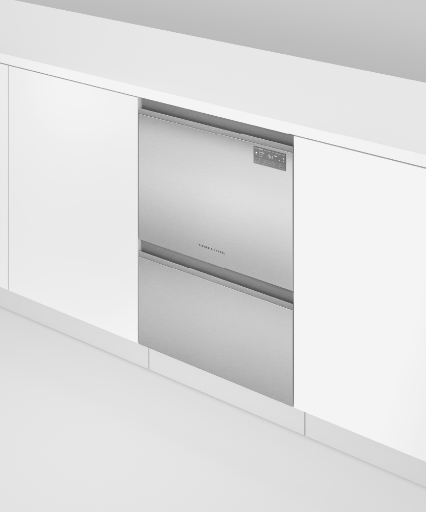 Fisher & Paykel DD24DT2NX9 Series 7 Contemporary Tall Double DishDrawer Dishwasher, Stainless Steel - Image 4