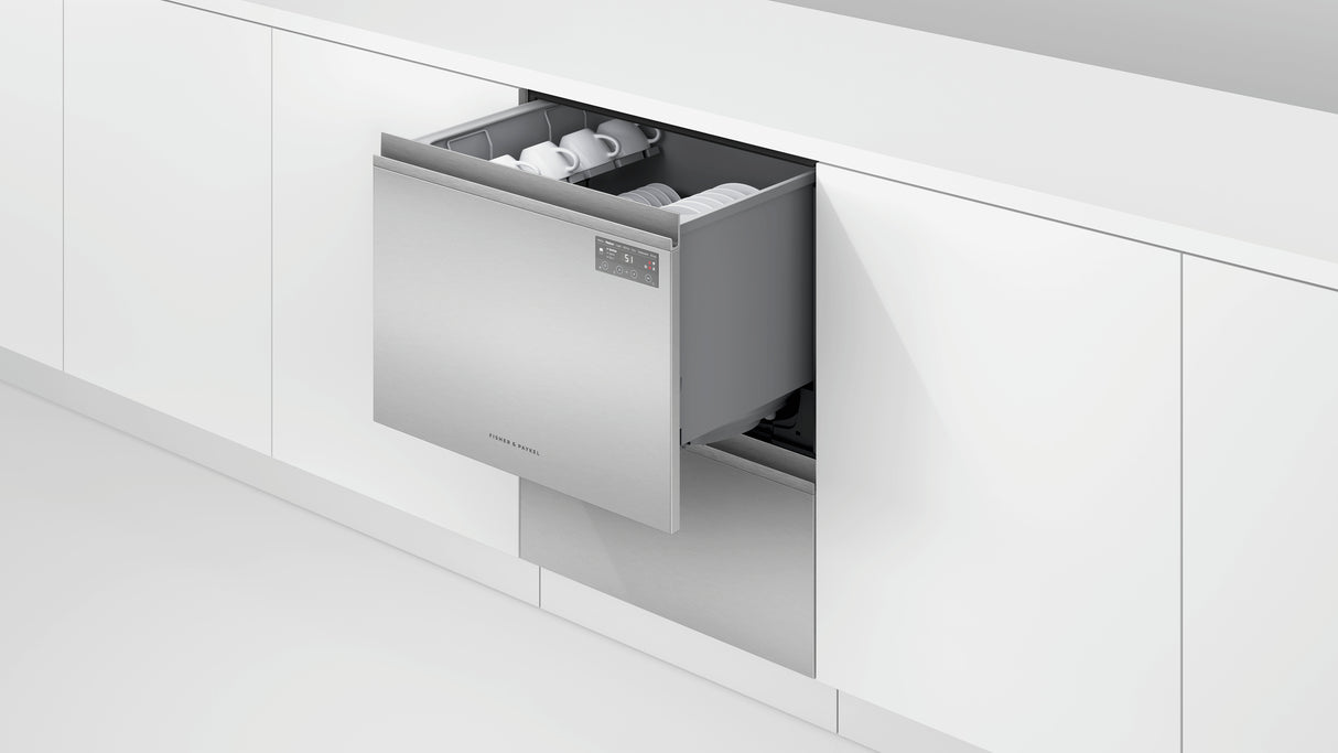 Fisher & Paykel DD24DT2NX9 Series 7 Contemporary Tall Double DishDrawer Dishwasher, Stainless Steel - Image 7