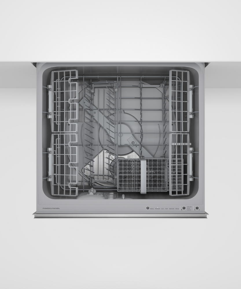 Fisher & Paykel DD24DT4NX9 Series 9 Contemporary Tall Double DishDrawer Dishwasher, Stainless Steel - Image 3