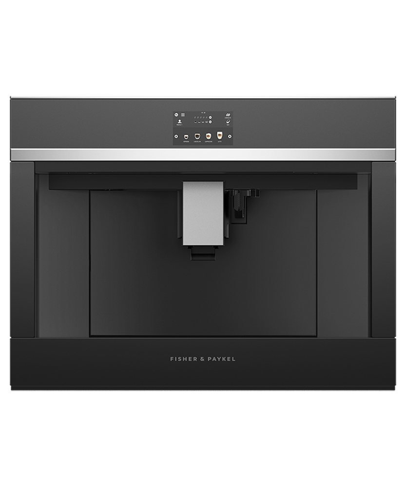 Fisher & Paykel EB24DSX1 24-inch Contemporary Built-in Coffee Maker - Front View